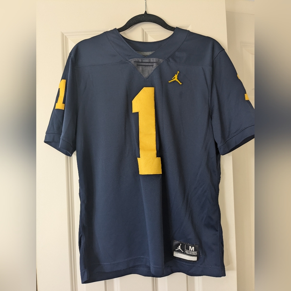 Blue and Yellow number 1 Jersey. Size M